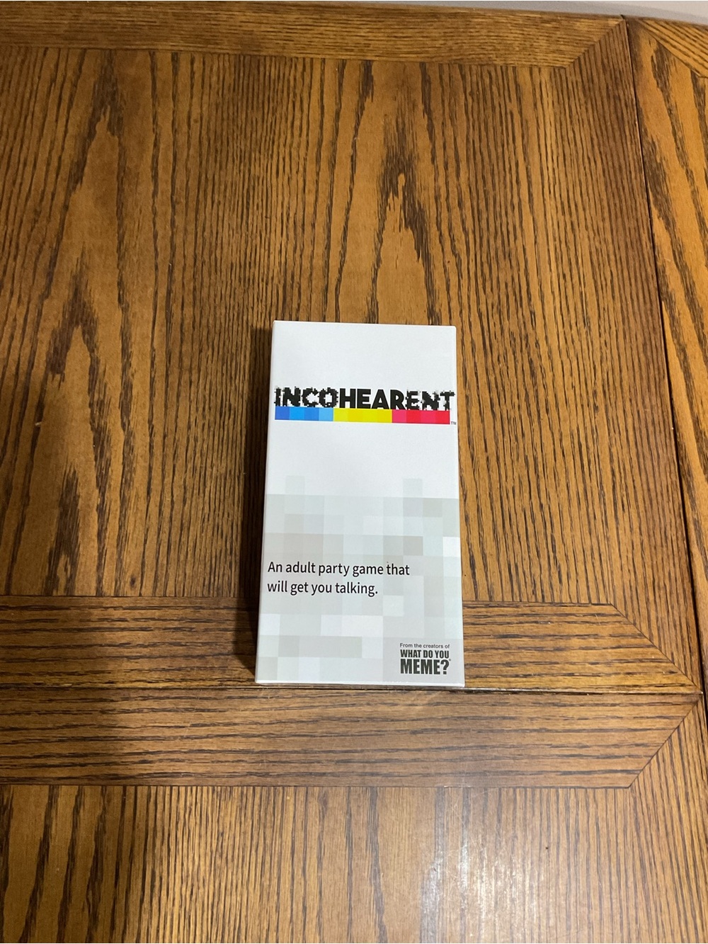 Incohearent Adult Party Card Game by